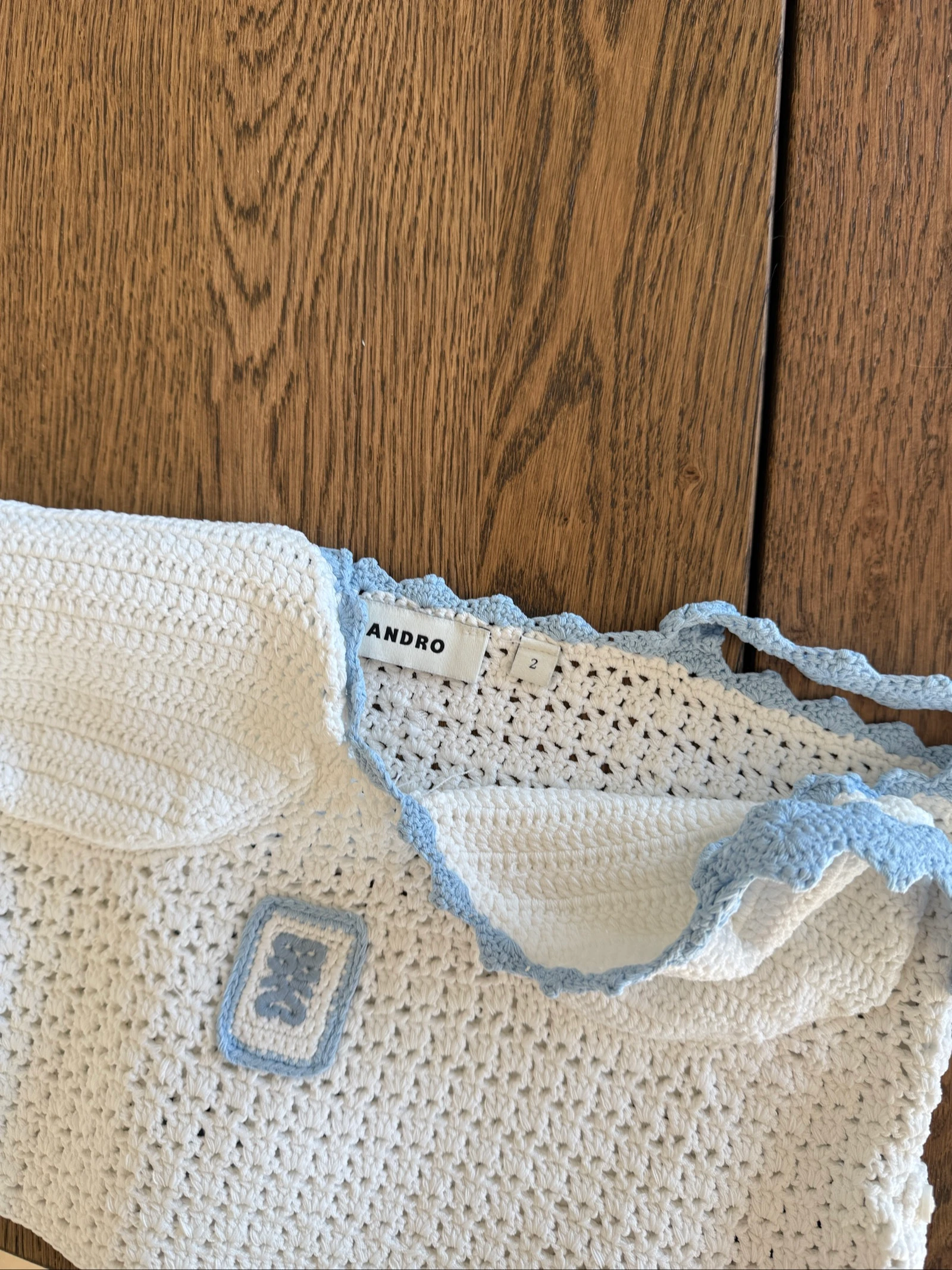 Débardeur Sandro en crochet – Taille 2 (convient davantage à un S) – photo 4